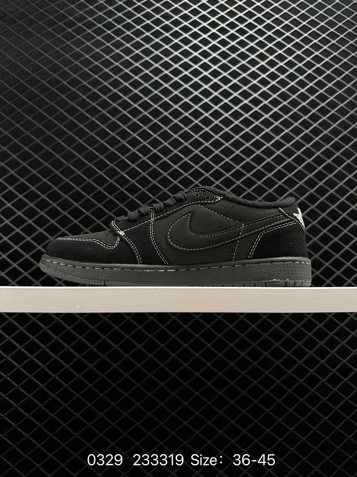 Travis Scott x Air Jordan 1 Low OG “Black Phantom